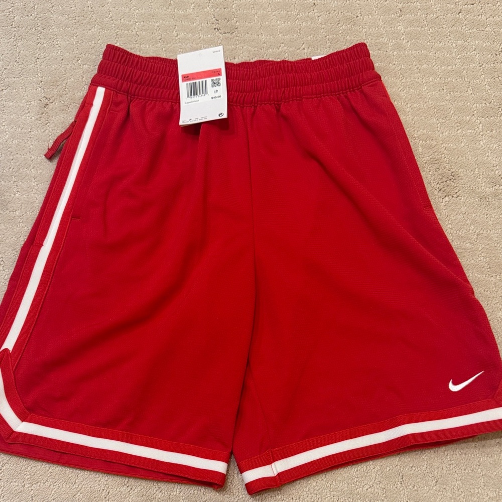 Nike Kids Red and White‎ Sports Shorts
